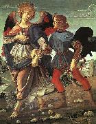Andrea del Verrocchio Tobias und der Engel oil painting